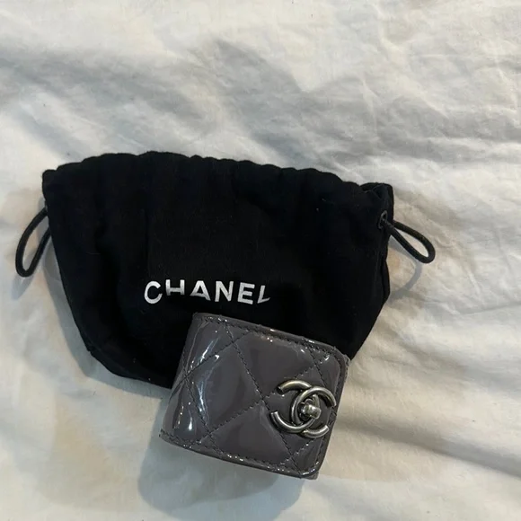 CHANEL | Accessories | Chanel Silver Gray Belt | Poshmark display picture 1